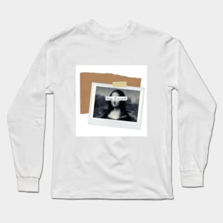 A Mona Lisa aesthetic Long Sleeve T-Shirt